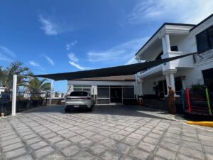 Charcoal Skillion Carport Shade Sail - Cool Solutions (1)