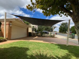 Charcoal Skillion Shade Sail - Cool Solutions Shade Sails (2)